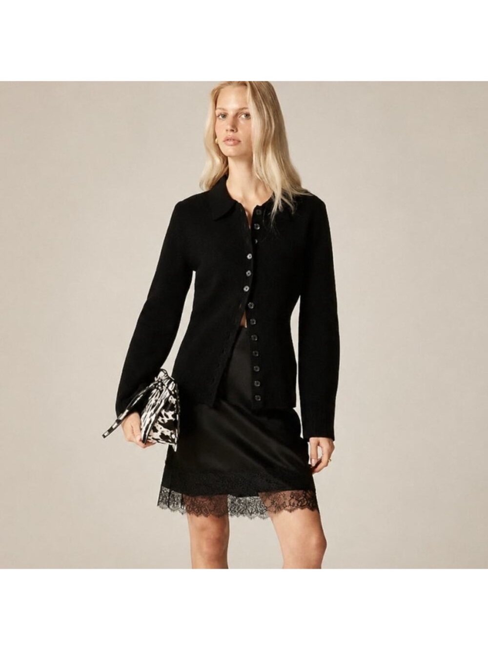 J Crew Milano Cinched Cardigan